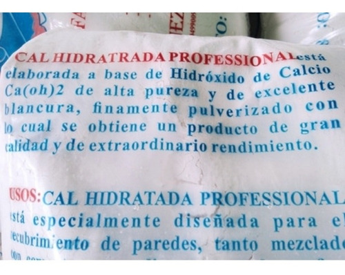 Cal En Polvo De 8 Kilos