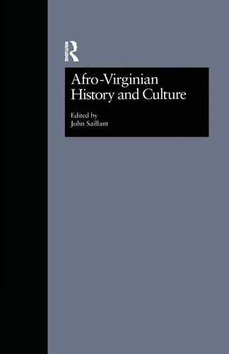Libro: Historia Y Cultura Afrovirginianas En Inglés (crossc)
