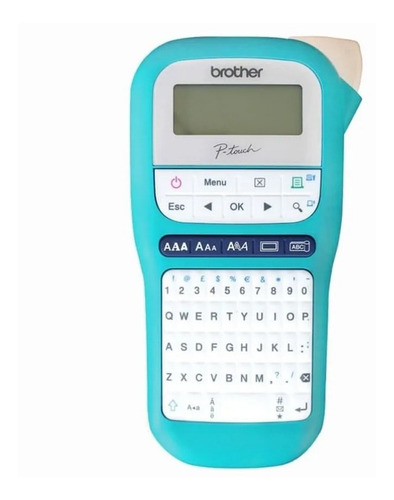 Rotuladora Etiquetadora Brother P-touch H110 Turquesa Celest