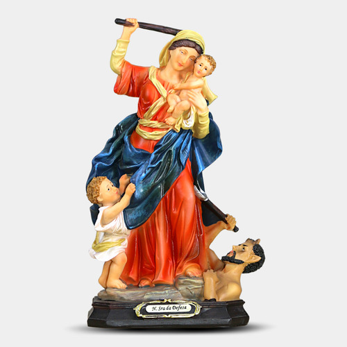 Imagem Nossa Senhora Da Defesa 30 Cm - Resina Premium