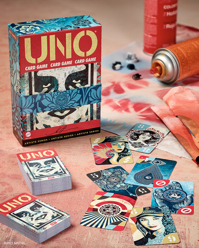 Uno Shepard Fairey Artist Series Juego De Mesa Juegopoly (Reacondicionado)
