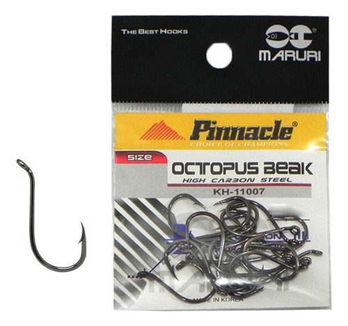 Anzol Maruri Pinnacle Octopus Beak Aço Carbono N 3/0