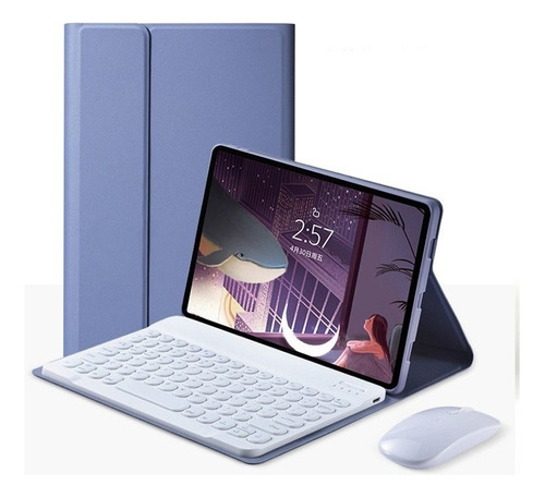 Funda Con Teclado Mouse Para Lenovo Tab M10 Plus Tb-x606f