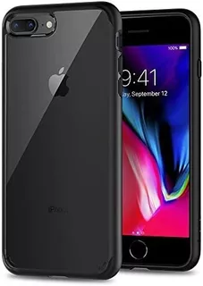 Funda Spigen Para iPhone 8 Plus 7 Plus Ultra Hybrid 2 Negro