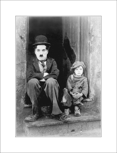 Chaplin Cuadros Posters Enmarcado Cine Pelicula        L071