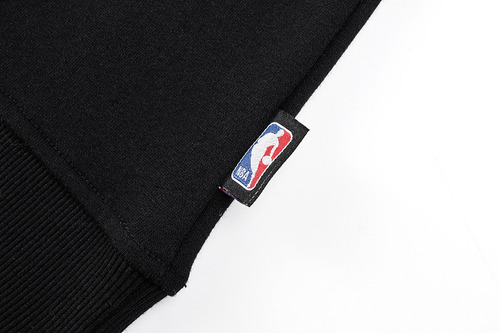 Imagen 4 de 4 de Poleron Capucha Nba Chicago Bulls Negro Mujer