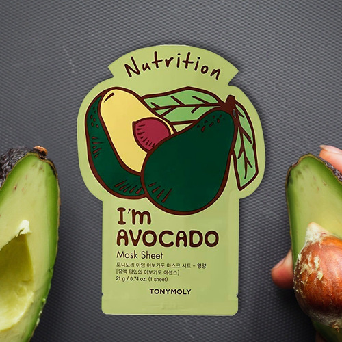 Tonymoly Mascarilla Facial Coreana Im Real Mask Sheet Avocado