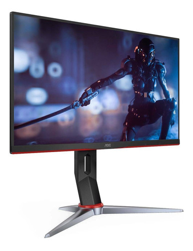 Monitor gamer AOC G2 HERO Z 24G2Z LCD 23.8" negro y rojo 100V/240V