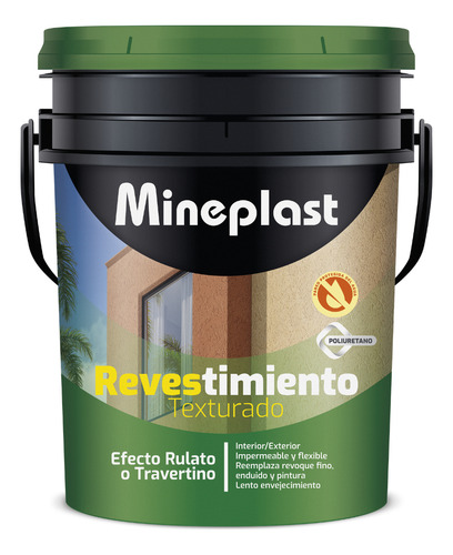 Revestimiento Texturado Mineplast 30kg Talampaya