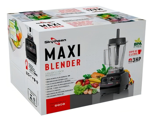 Liquidificador Blender Alta Rotação 2l Bm2 Skymsen 220v