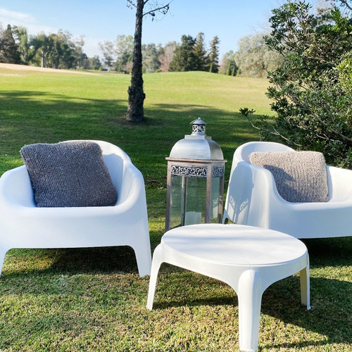Imagen 3 de 5 de Sillón De Jardín Skarpo Blanco