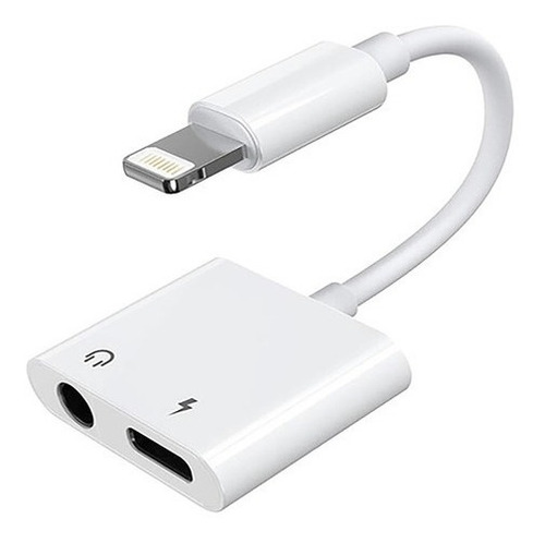 Adaptador Lightning A Aux Y Lightning Compatible Con iPhone
