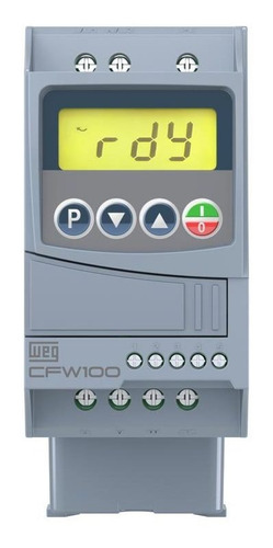 Inversor De Frequência Cfw100 1,0cv 220v 4,2a Monofásico 200-240v