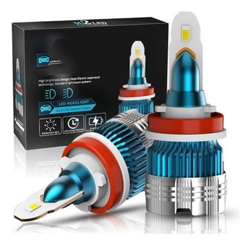 Kit De Faros Super Ultra Led 50w 8000lumen Dc9-48v 6000k