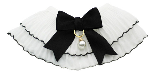 4 Collar De Perro Con Pajarita, Collar De Encaje Para Gatos