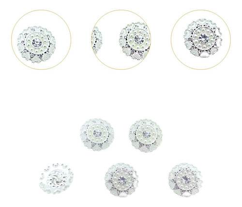 5pcs Botones De Diamantes De Diamantes De Diamantes De