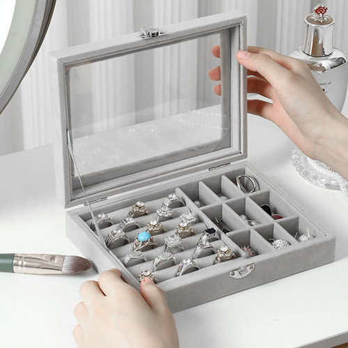Caja De Almacenamiento De Joyas Caja Organizadora De Joyas F