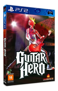 Guitar Hero (1) Pra Playstation 2 Slim Bloqueado Leia Desc.