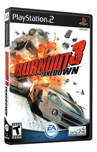 Jogo Burnout 3 - Ps2 Midia Fisica