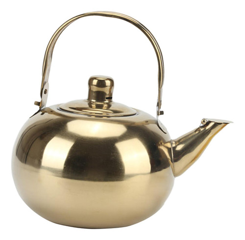 Bule Com Filtro De Aço Inoxidável Chaleira Chá 1,4l