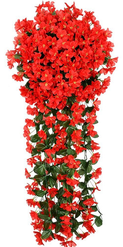 Flores Colgantes Artificiales Falsas Para Decoración De Jard