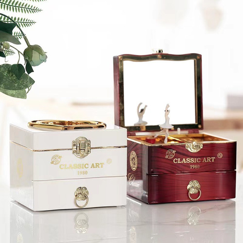 Caja Musical Para Guardar Joyas Diseño De Bailarina