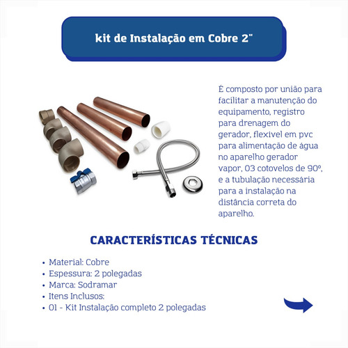 Sauna Vapor Compact Line 24kw + Quadro Analógico Lumin.+ Kit