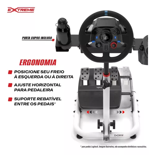 Cockpit Extreme Racing + Volante G29 Completo, Acessório p/ Videogame  Logitech E Extreme Usado 92891906