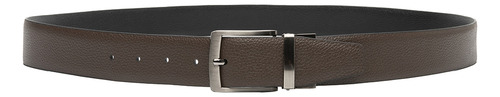 Cinturón Reversible Ailton Flexi Hombre - Estilo 120410 Color Negro-Café Talla 38