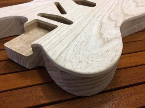 Corpo Guitarra Modelo Tele Top Swamp Ash