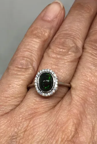 Anillo opalo online negro