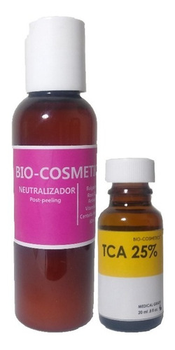 Peeling Tca 25 % 10 Ml + Neutralizador  Envio Gratis !!!