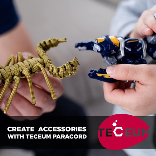 Cuerda Paracord Teceum, Ideal Para Supervivencia, 45 Colores