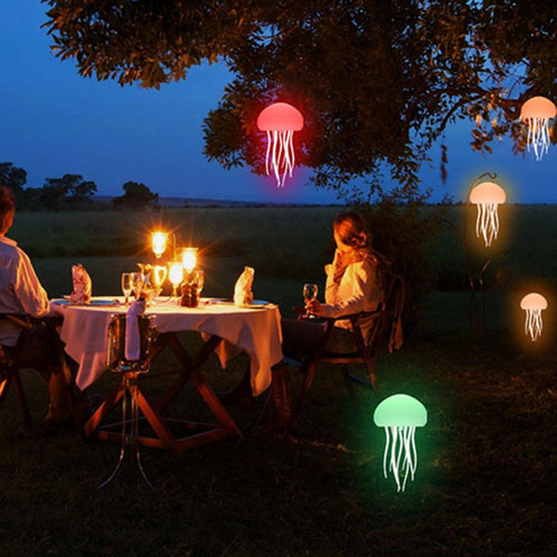 Lámpara Flotante De Medusas Lámpara De Noche De Medusas Con