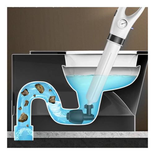 Êmbolo De Ar De Alta Pressão Blaster Drain Max Sink Vase Pip