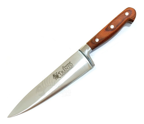 Cuchillo Trento Gourmet 15cm Encabado Madera Asador Cocina