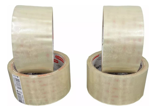 Kit 4 Un Fita Qualitape Transparente Adelbras 48mmx40m