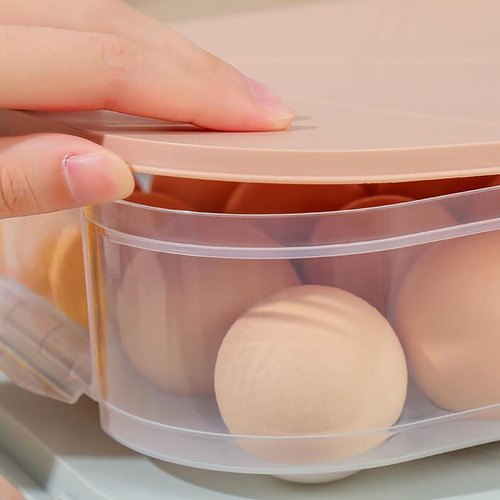 Caja De 20 Huevos Para Refrigerador, Caja Fresca, Portátil,