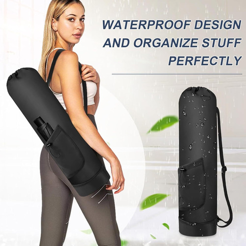 Bolsa Para Esterilla De Yoga Con Cordón, Bolsa Para Tapete