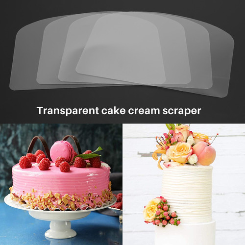 13 Peças De Raspador De Creme De Bolo Transparente, Cobertur