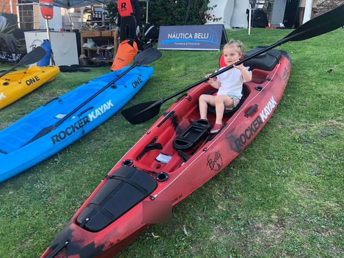Imagen 5 de 10 de Kayak Rocker Wave Fishing Nuevo Para Pesca - Butaca - Pala