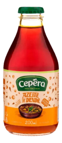 Aceite De Dende 200 Cc Cepera Origen Brasil