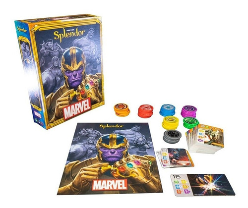 Splendor Marvel Board Game Tabuleiro Lacrado Galápagos Jogos