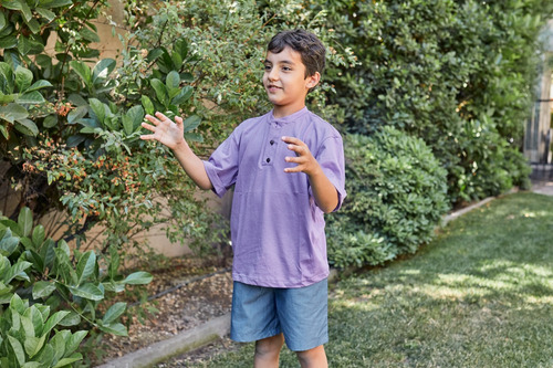 Short Niño Con Elástico 100% Algodón Alfonsino