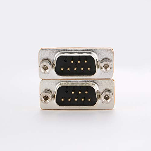 Adaptador Null Modem Db9 Macho A Macho Paquete De 10