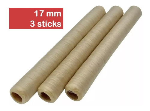 Tripa De Colágeno Para Embutir 17mm Seca - 3 Sticks