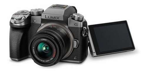 Panasonic Lumix Kit G7K + 14-42mm II ASPH DMC-G7K sin espejo color plata