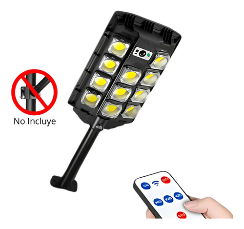 X2 Foco Led Solar Foco Solar Sensor Movimiento Control 100w