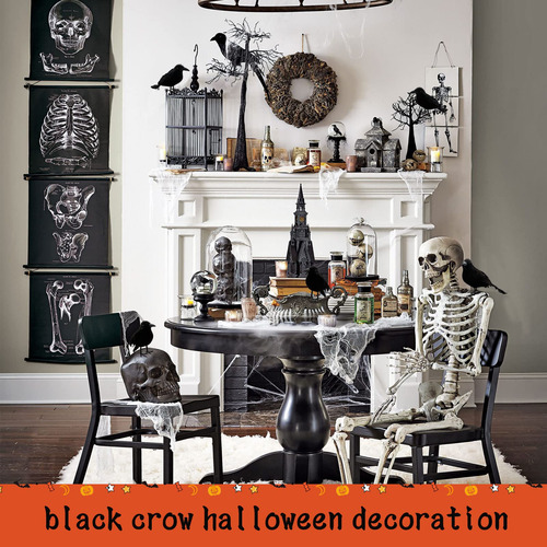 Cuervos De Halloween, Juego De 6 Piezas Halloween Black