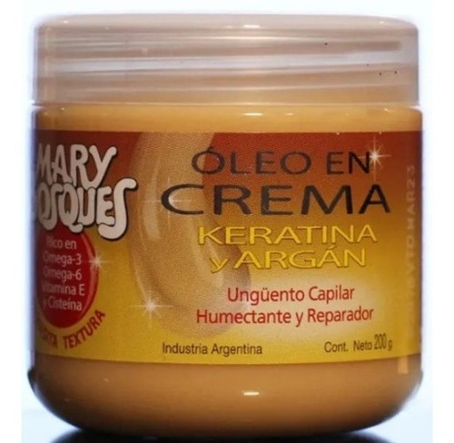 Mascara Reparadora Oleo Keratina Y Argan Mary Bosques 200gr